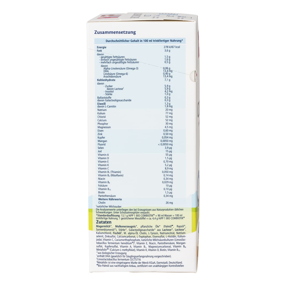 HiPP organic formula stage 1 | Organic Formula Hub