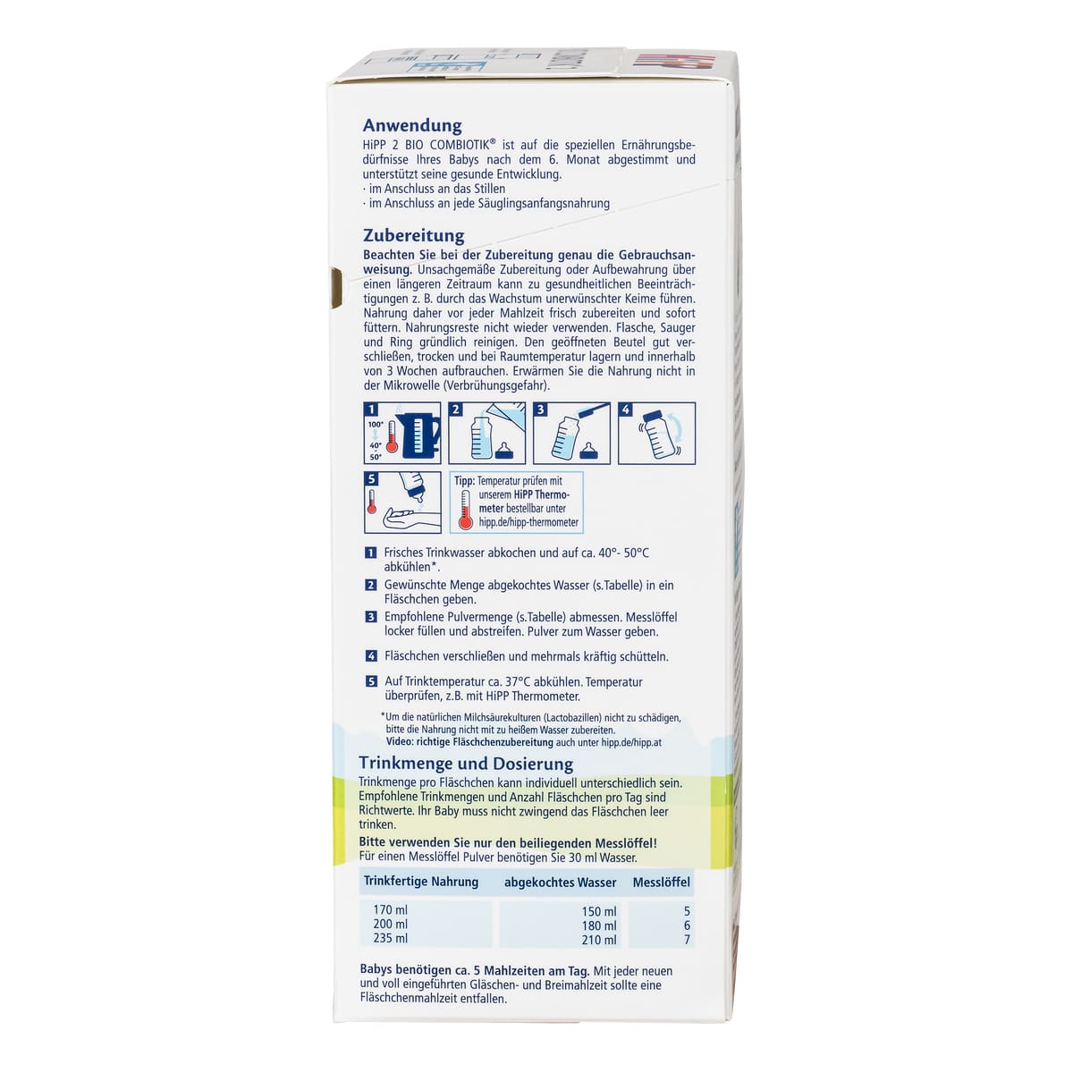 HiPP Stage 2 Organic Bio Combiotik Baby Formula | Organic Formula Hub