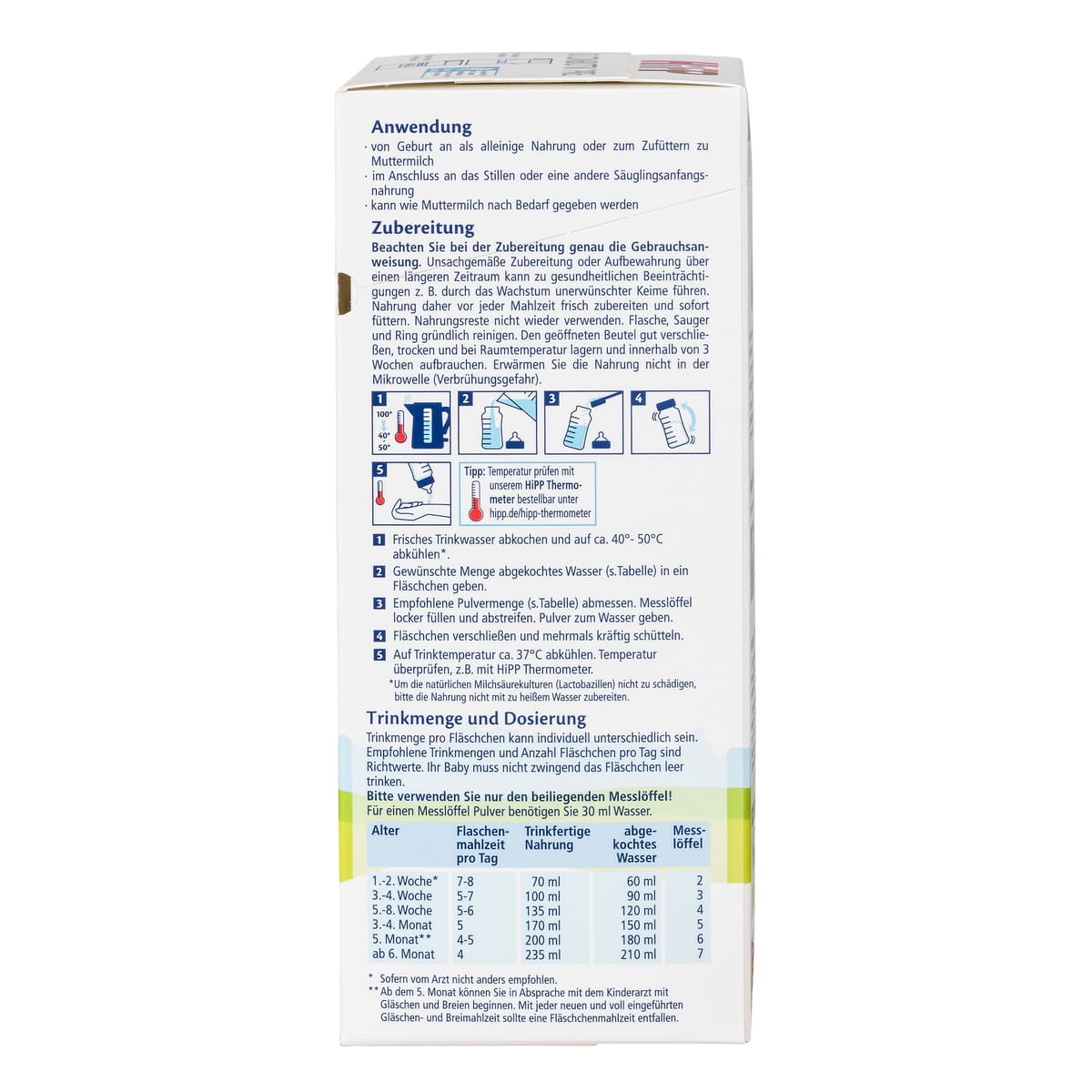 HiPP german stage pre bio combiotik baby formula | Organic Formula Hub