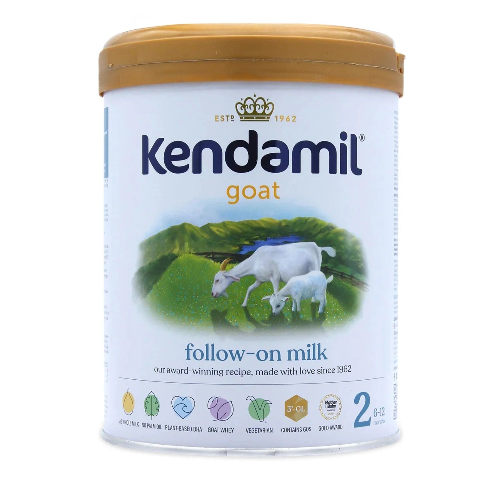 Kendamil EU Organic Goat follow-on milk Stage 2 | Organic Formula Hub