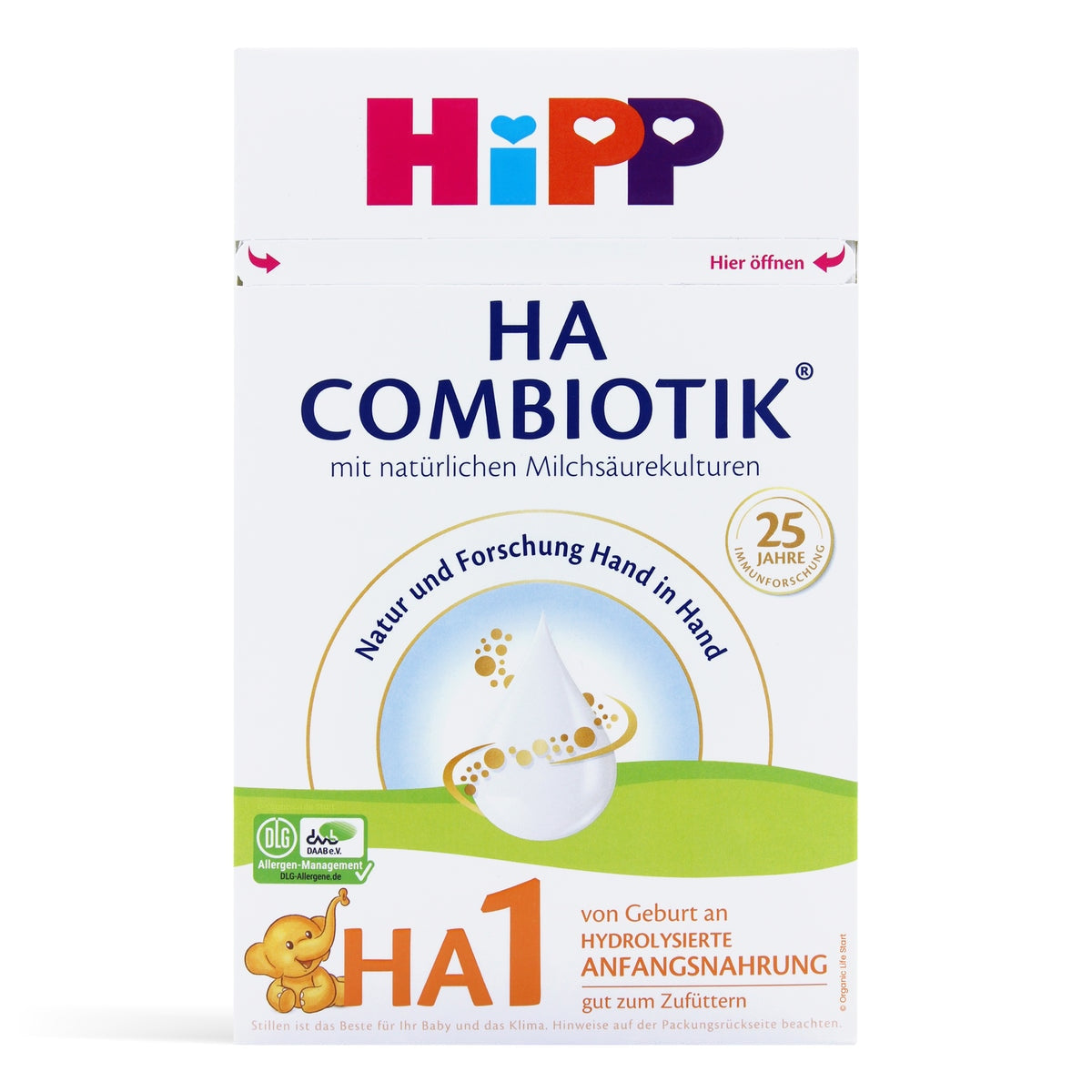 HiPP HA Stage 1 - Hypoallergenic Formula