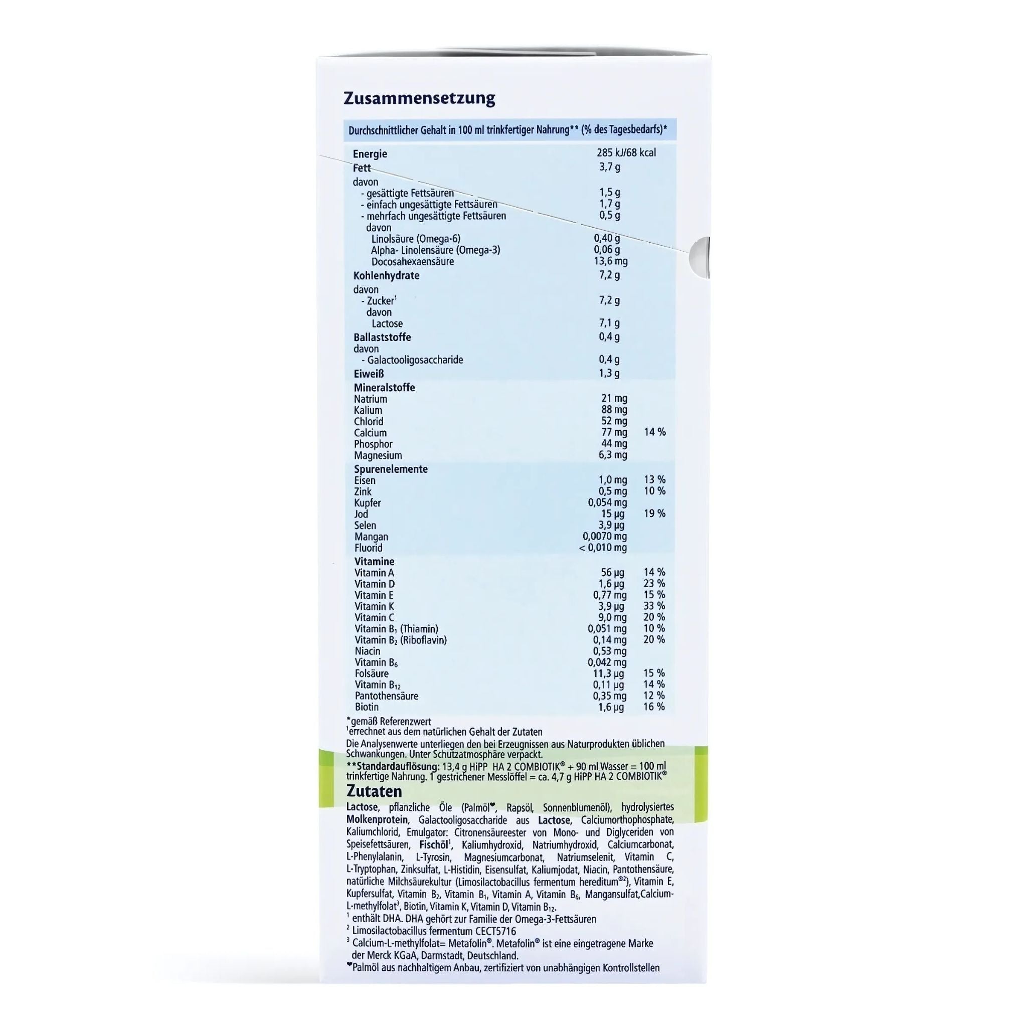 HiPP HA Combiotic Stage 2 Formula | Oragnic Formula Hub