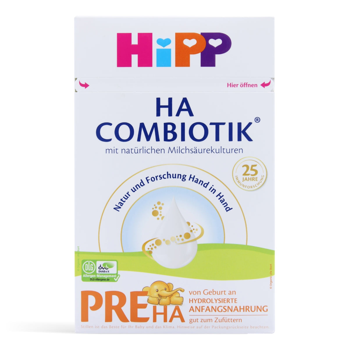 HiPP HA Stage PRE - Hypoallergenic Formula