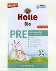 Holle Bio Organic Goat Baby Formula Stage PRE preparation instructions | Organic Formula Hub