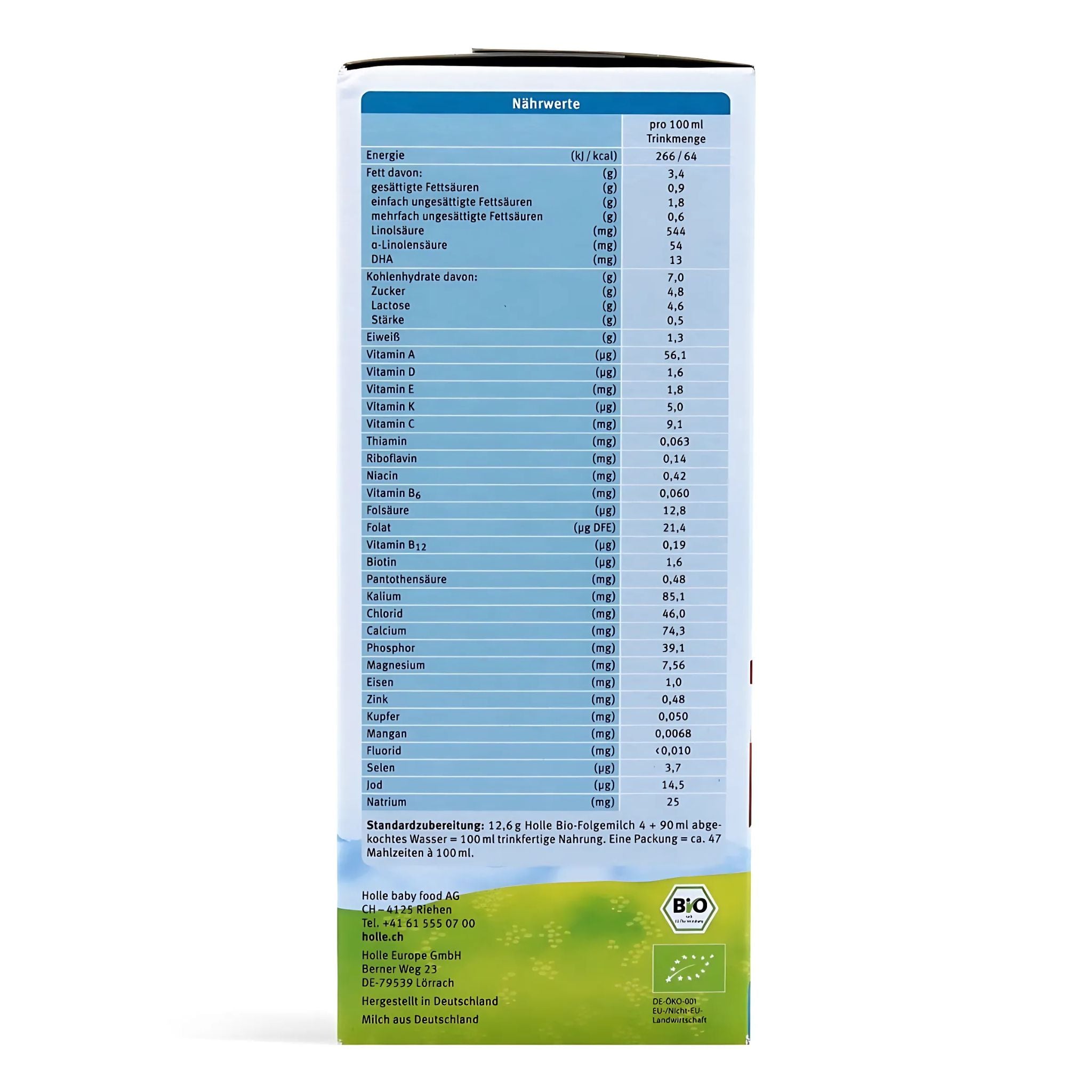 Holle Bio Stage 4 Cow Milk Toddler Formula | Organic Formula Hub