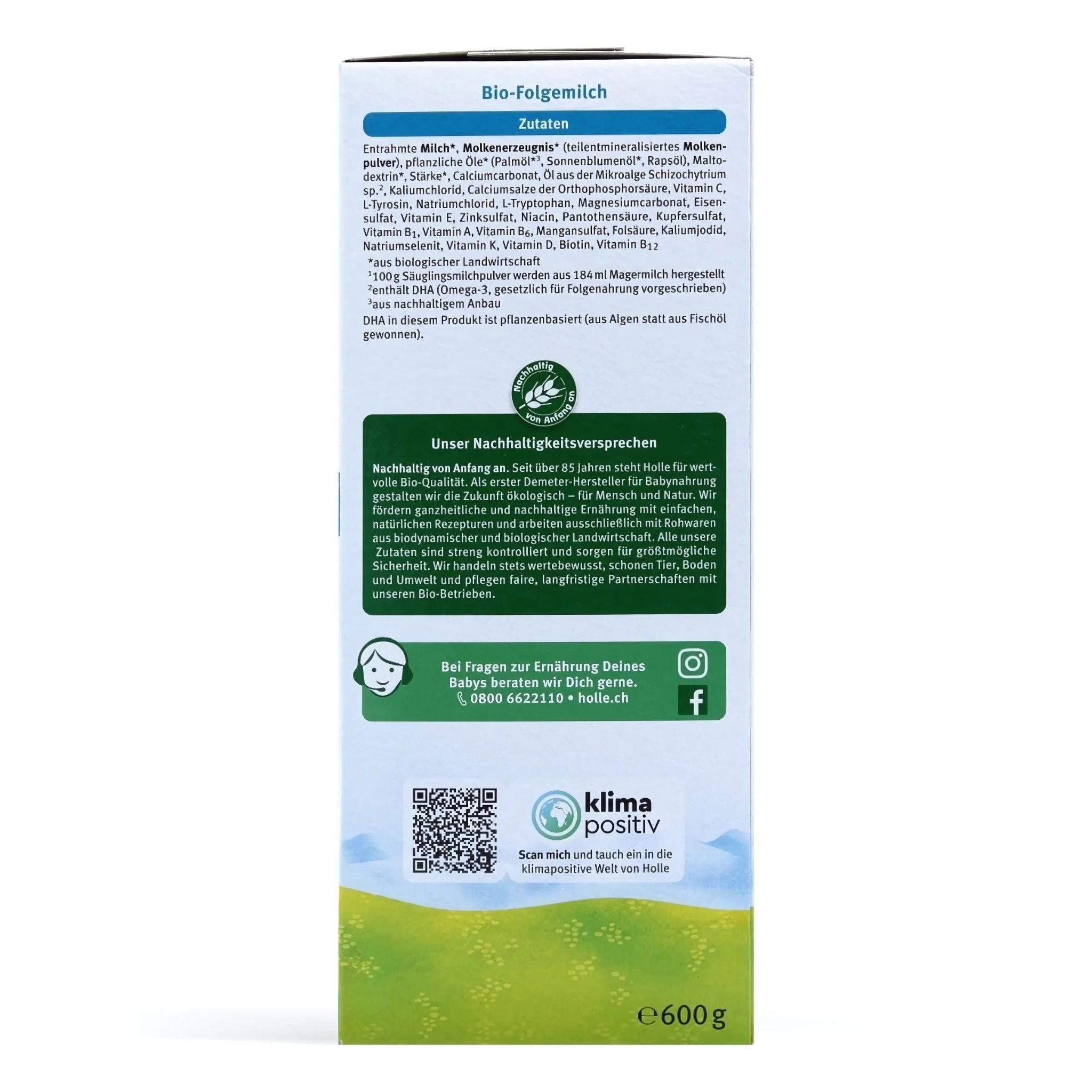 Holle Bio Stage 4 Cow Milk Toddler Formula | Organic Formula Hub
