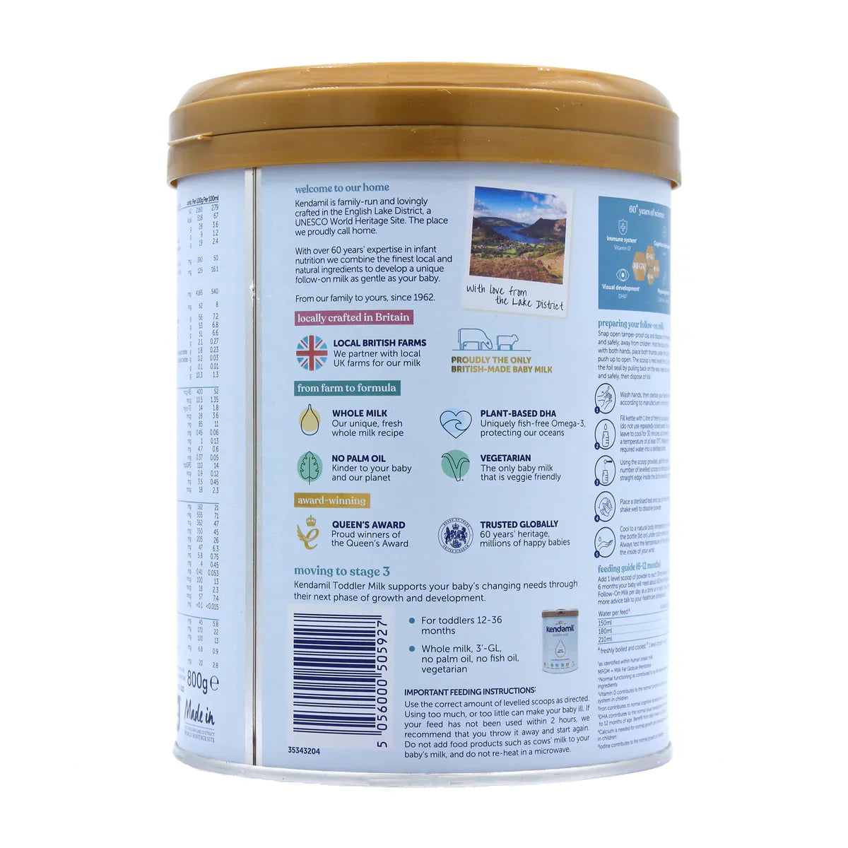 Kendamil Premium Classic EU Follow-on stage 2 Infant Milk | Organic Formula Hub