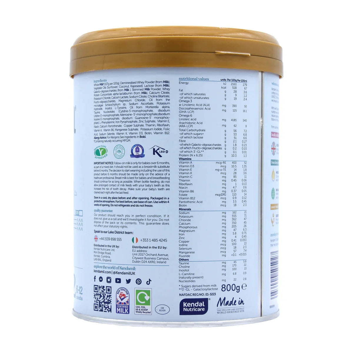 Kendamil Premium Classic EU Follow-on stage 2 Infant Milk | Organic Formula Hub