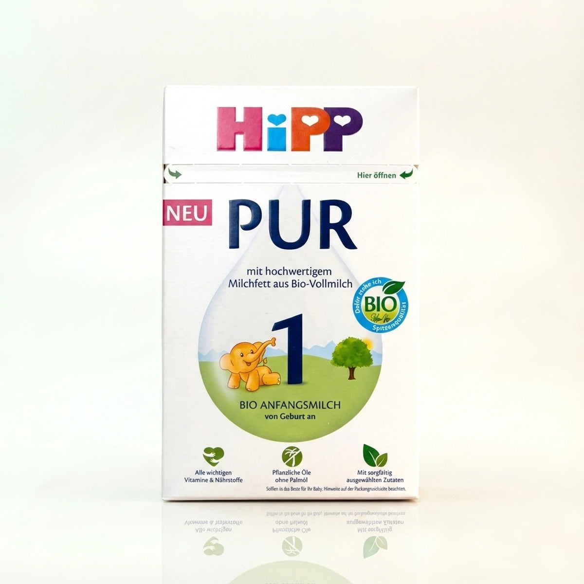 HiPP-1-PUR-Organic-Infant-Formula-Stage-1-Packaging-Front|Organic Formula Hub