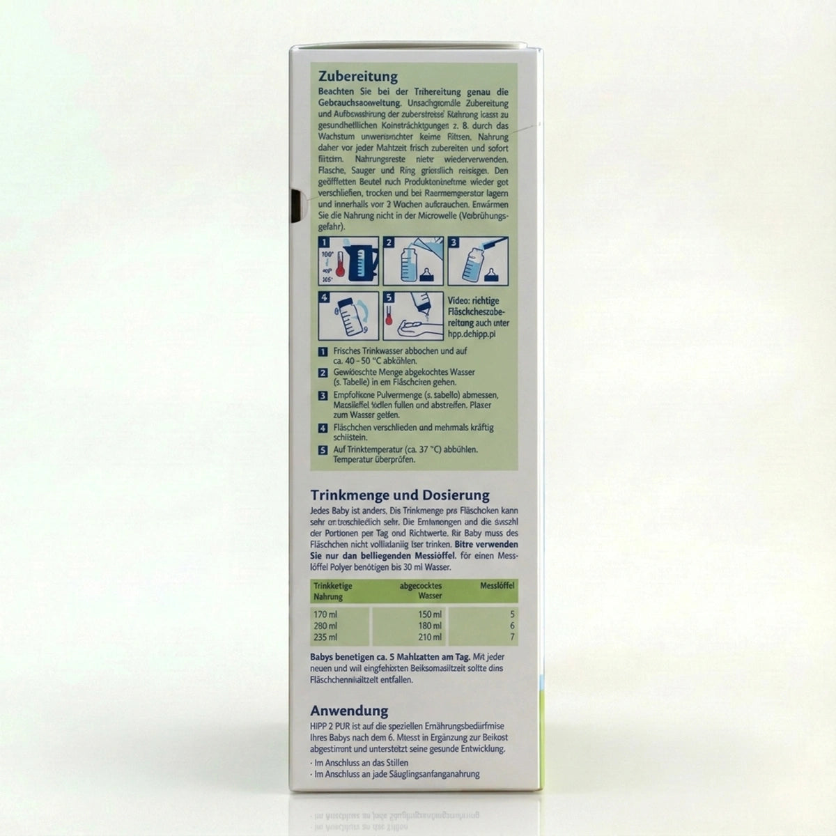 HiPP-2-PUR-Organic-Follow-on-Formula-Stage-2-Packaging-Side | Organic Formula Hub