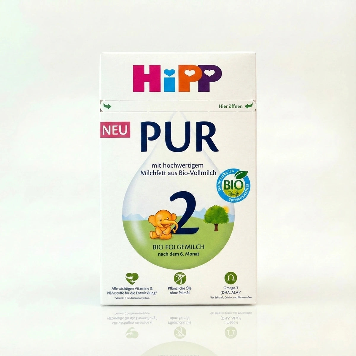 HiPP-2-PUR-Organic-Follow-on-Formula-Stage-2-Packaging-Front | Organic Formula Hub