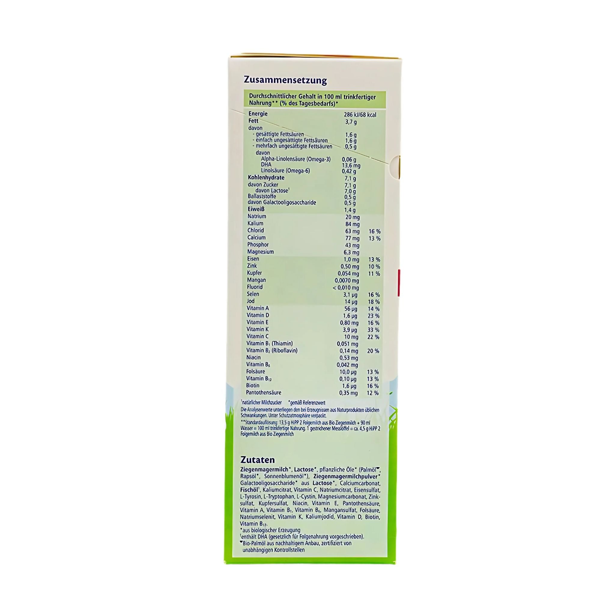 HiPP Bio Goat Formula Stage 2 | Organic Formula Hub