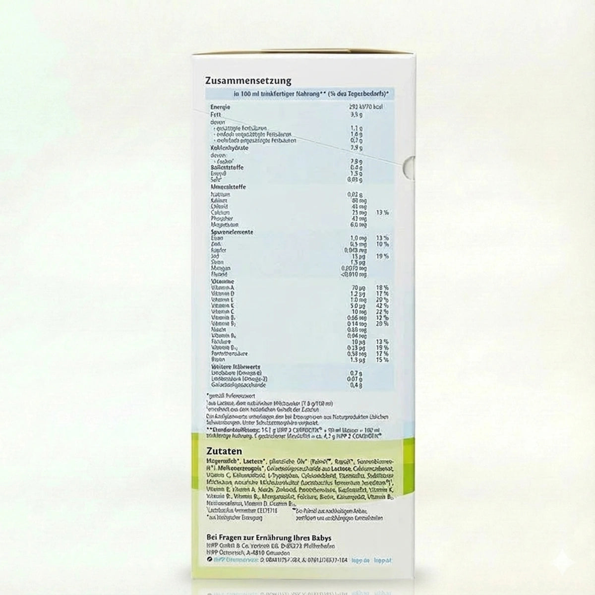 HiPP Organic Combiotik Baby Formula Stage 2 - No Starch preparation instructions | Organic Formula Hub