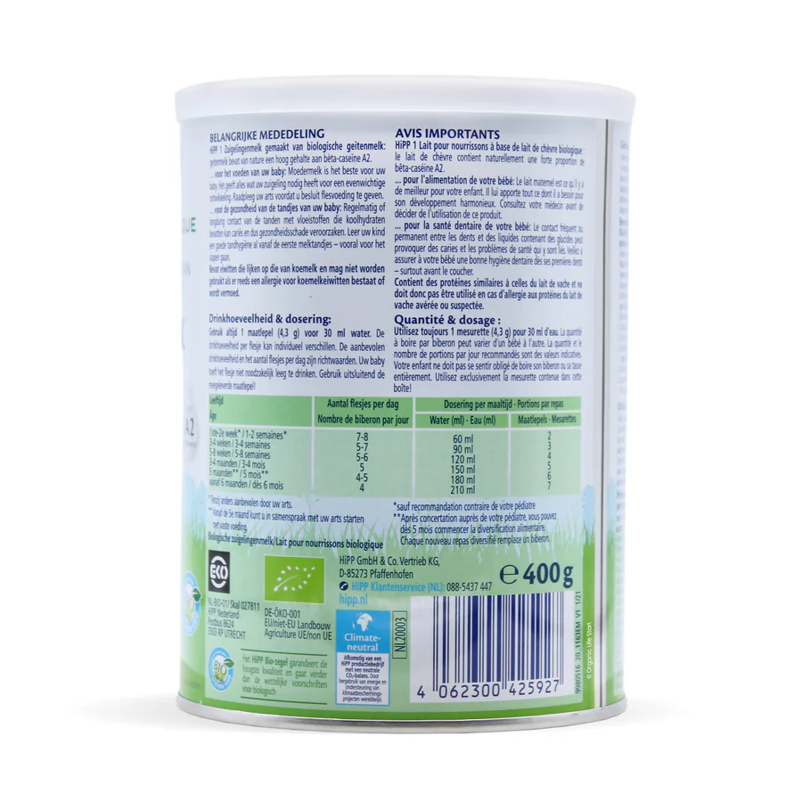 HiPP Dutch Goat Formula Stage 2 | Organic Formula Hub