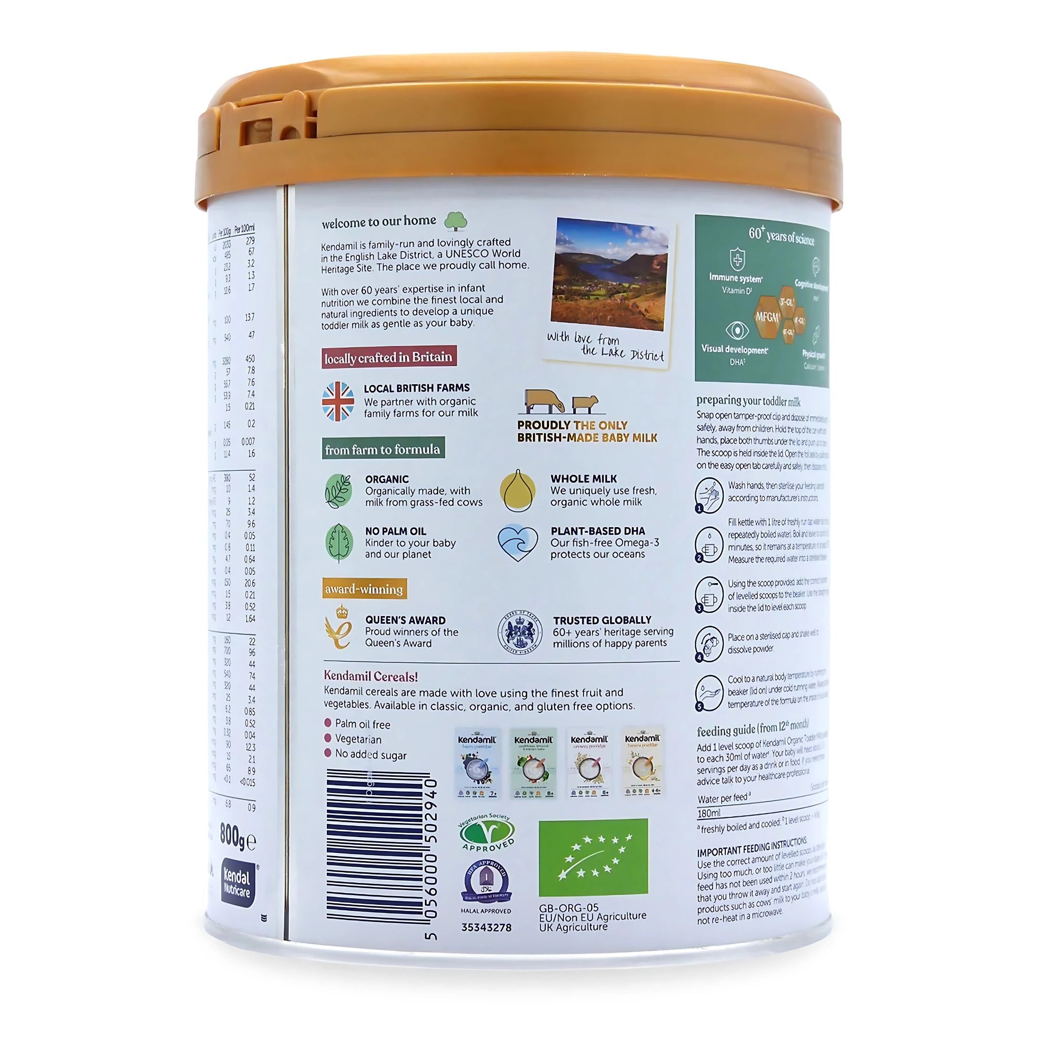 Kendamil EU Organic Cow Formula Stage 3 | Organic Formula Hub