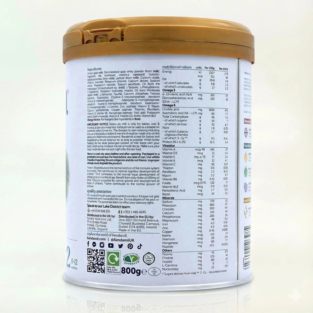 Kendamil EU Goat Formula Stage 2