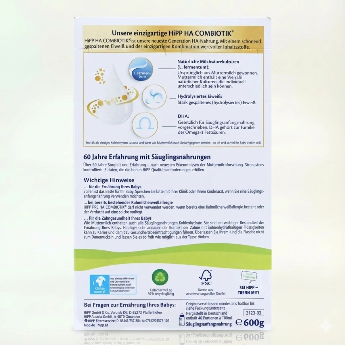 Ha Formula HiPP HA Hypoallergenic Baby Formula | Best Hypoallergenic Infant ...