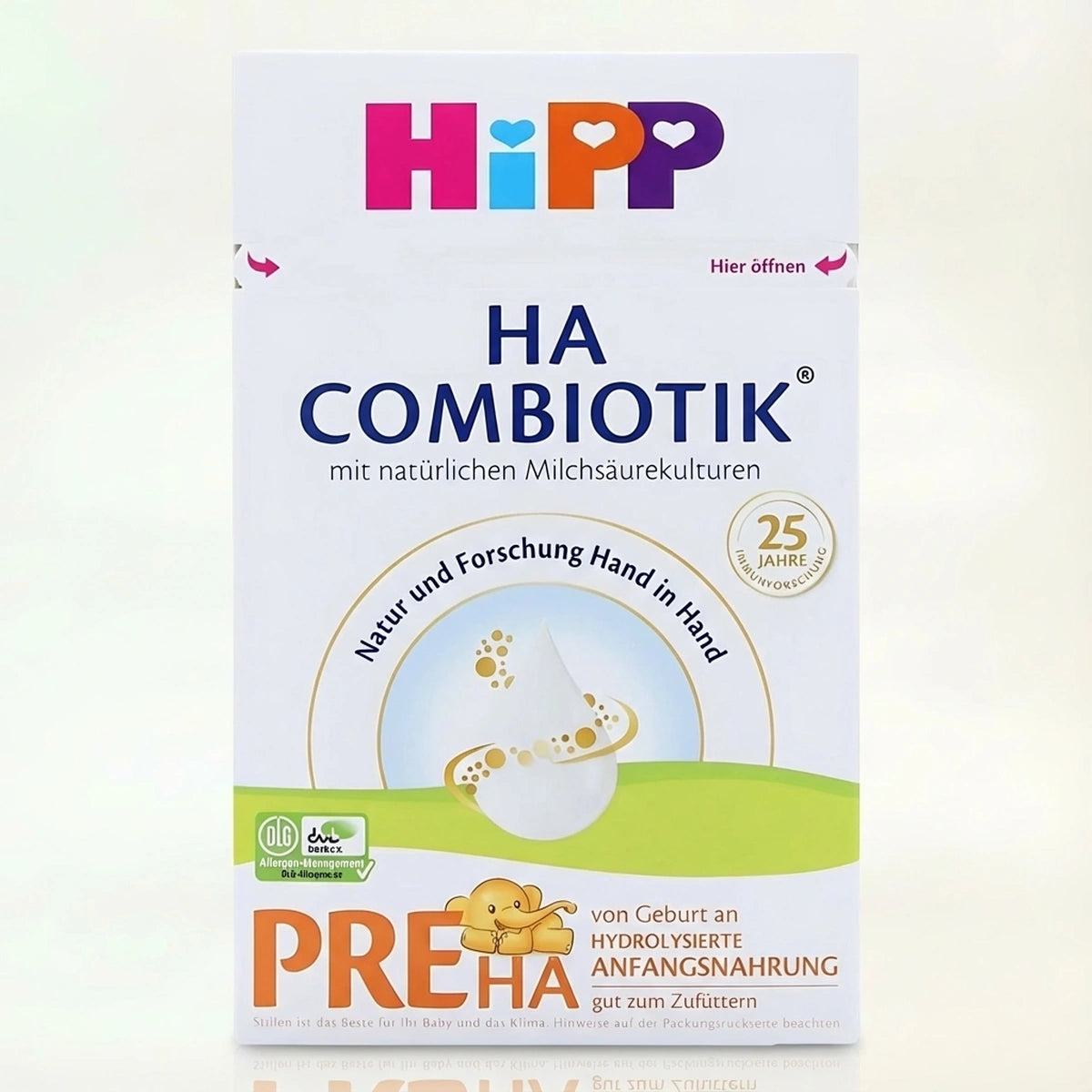 HiPP HA Combiotik PRE Baby Formula preparation instructions | Organic Formula Hub