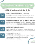 hipp organic formula preparation instructions