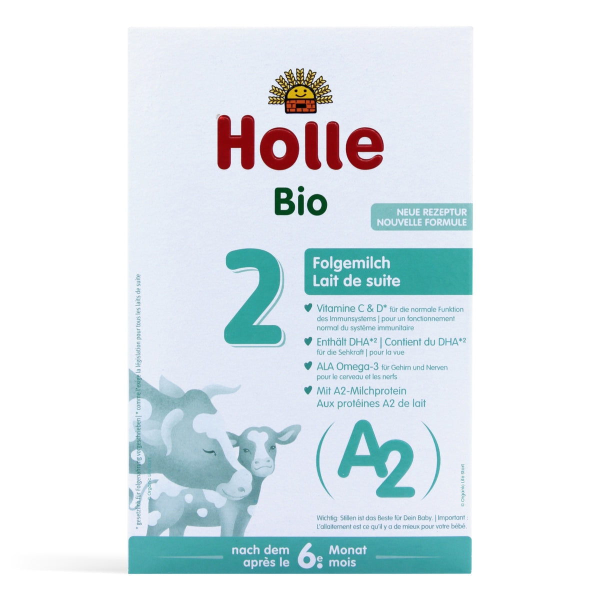 Holle A2 Organic Stage 2 - Organic European Baby Formula