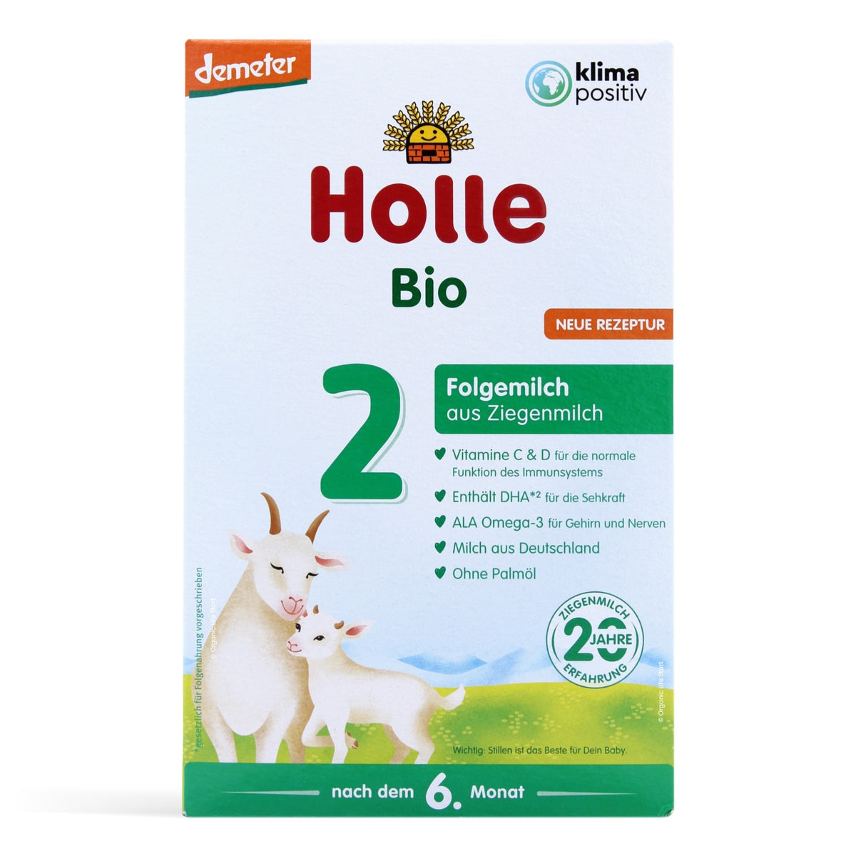 Holle Bio Goat Stage 2 - Organic European Baby Formula