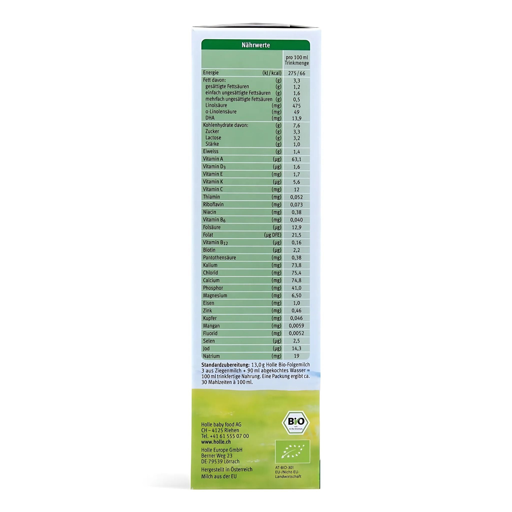 Holle Organic Goat Milk Formula Stage 3 | Organic Formula Hub