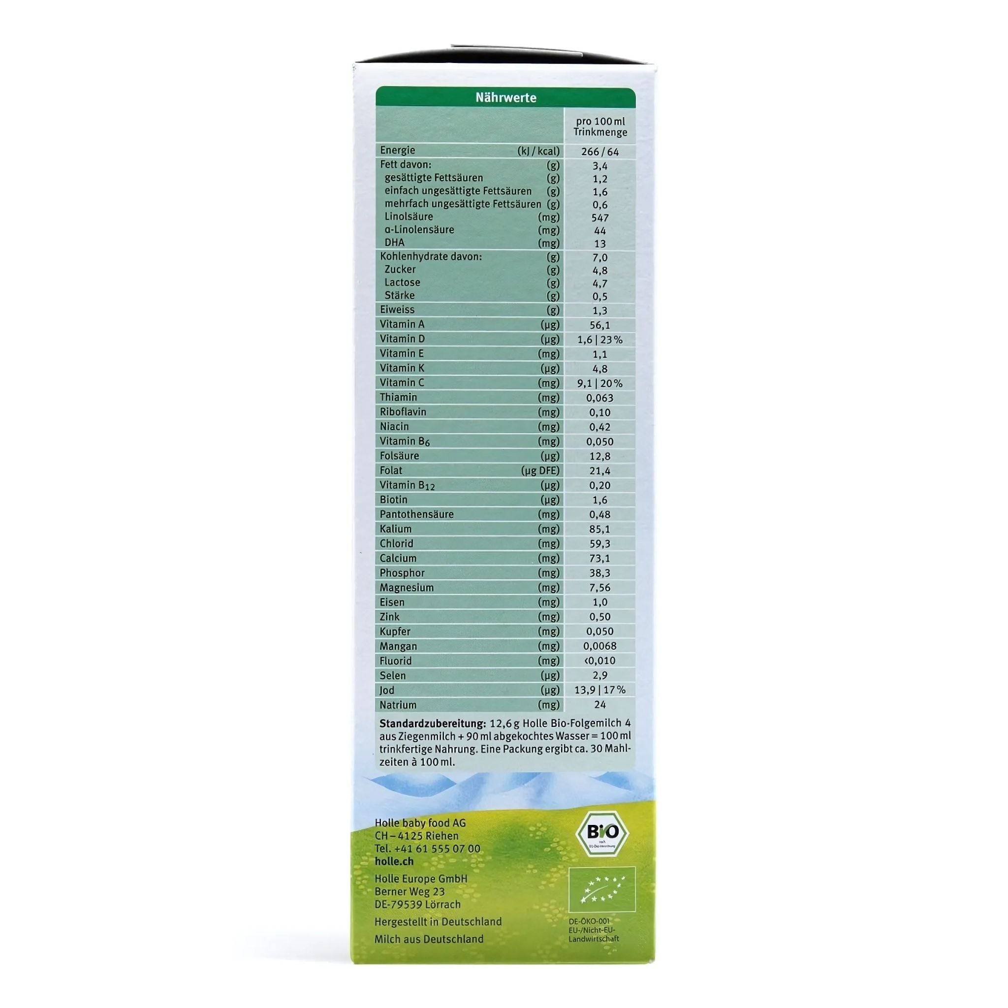 Holle Organic Goat Milk Formula Stage 4 | Organic Formula Hub