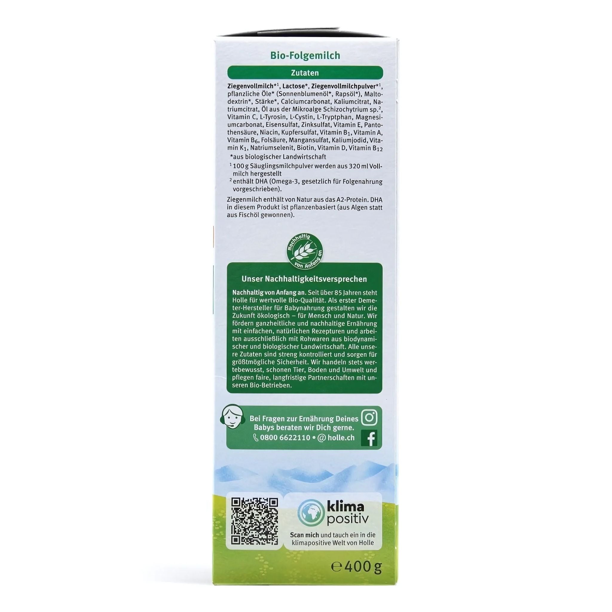 Holle Organic Goat Milk Formula Stage 4 | Organic Formula Hub