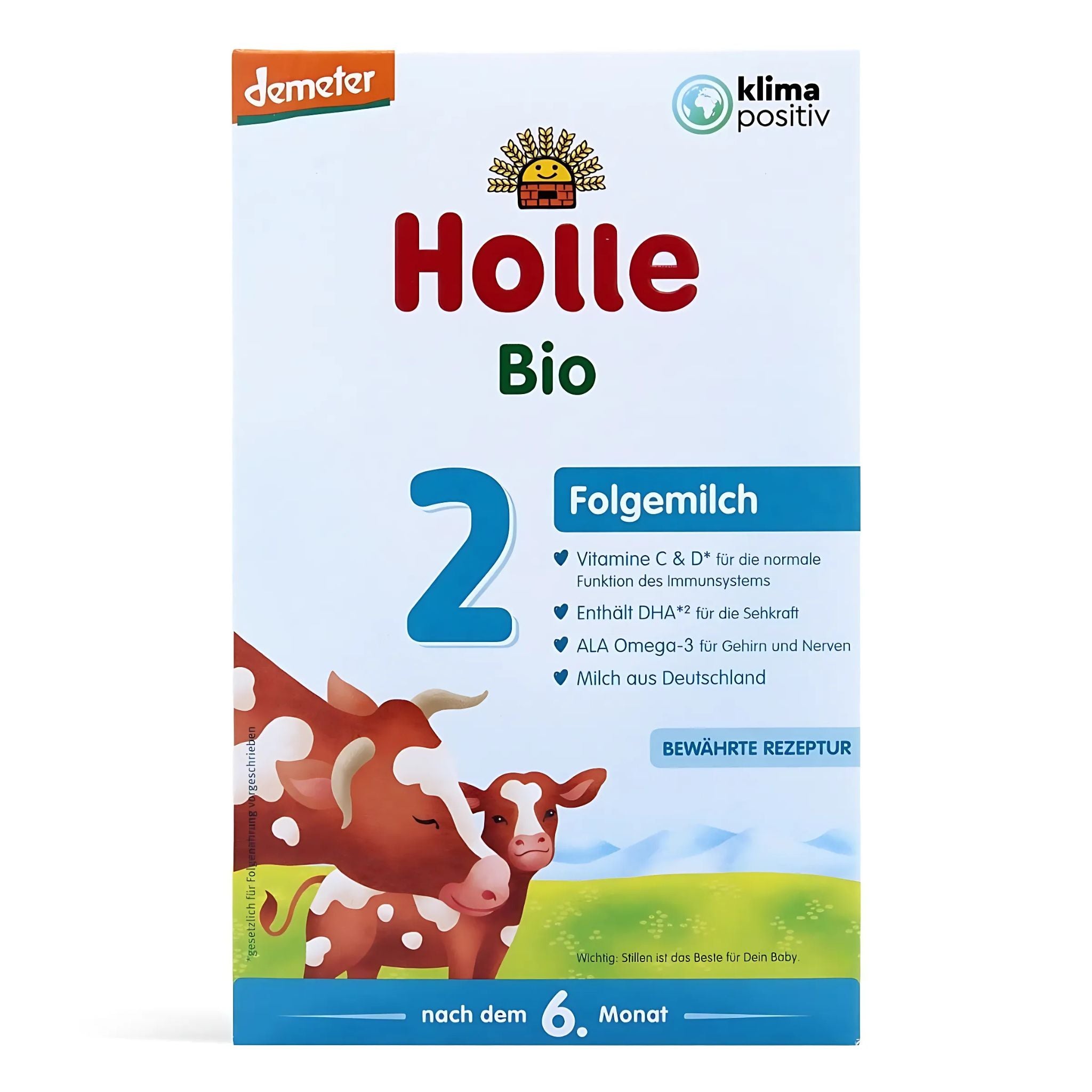 Holle Bio Stage 2 Cow Milk Baby Formula | Organic Formula Hub