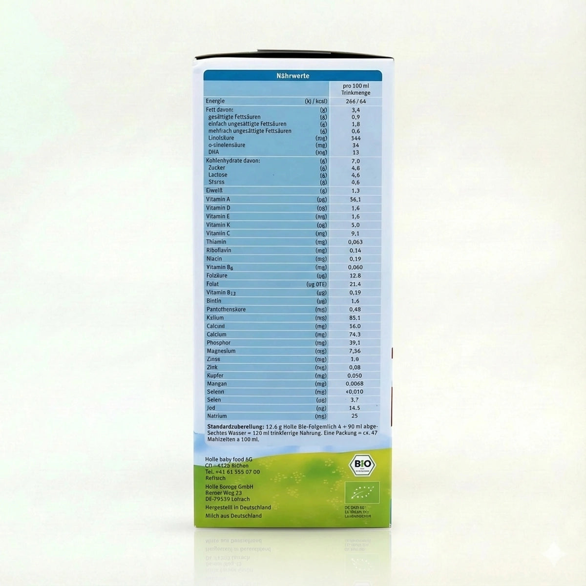 Holle Bio Stage 4 Toddler Formula preparation instructions | Organic Formula Hub